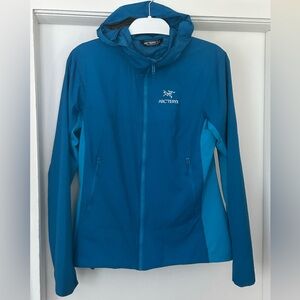 Arc'teryx Women's Atom SL Hoody Vibrant Blue Full Zip Jacket Medium